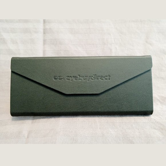 Black EyeBuyDirect Magnetic Folding Hard Shell Eye Glasses Storage Case - Picture 5 of 9